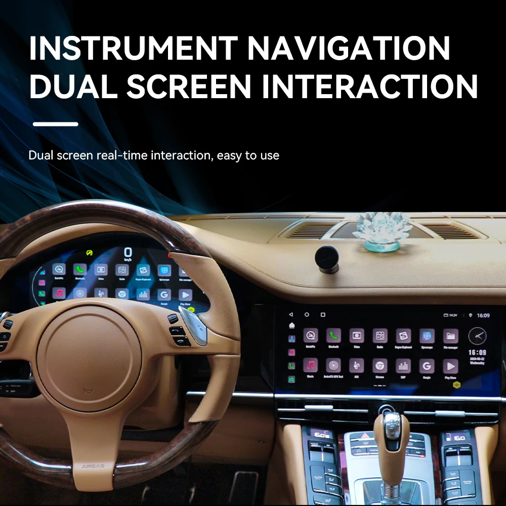 Digital Cluster 12.3 Inch Carplay For Porsche Panamera 2010-2017 Multimedia Player Cockpit Speed Meter Car Dashboard Panel