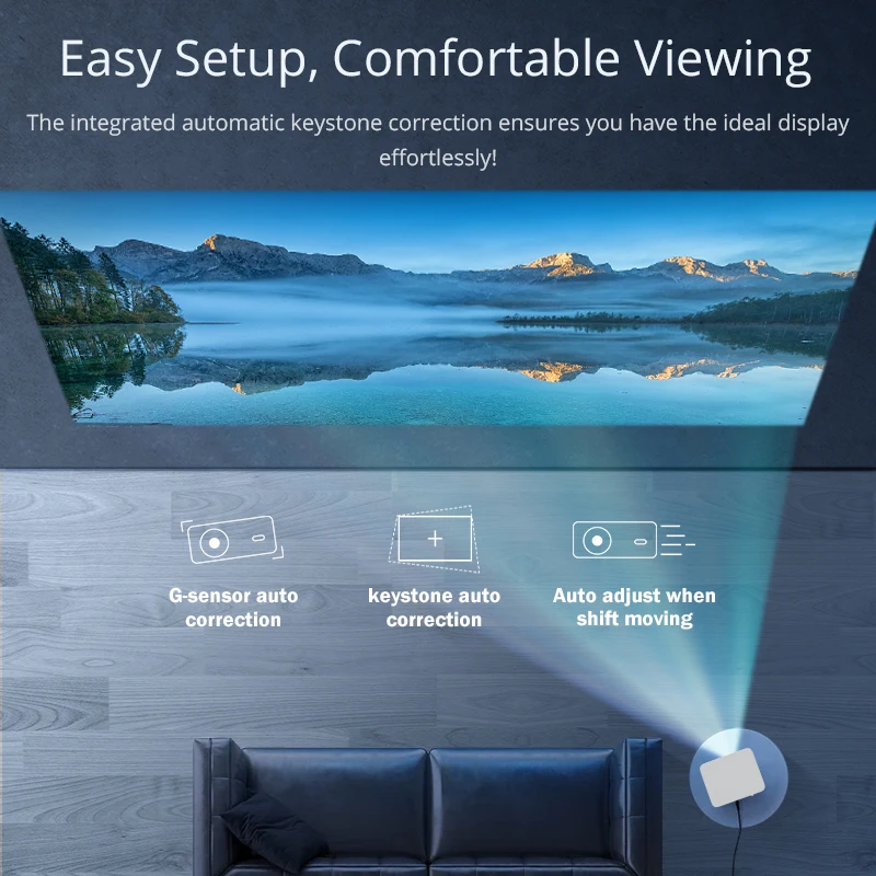 Hotack L003 ЖК мини Proyector 4k видео проектор с разрешением 4K Смарт Android 1080P проектор для домашнего кинотеатра