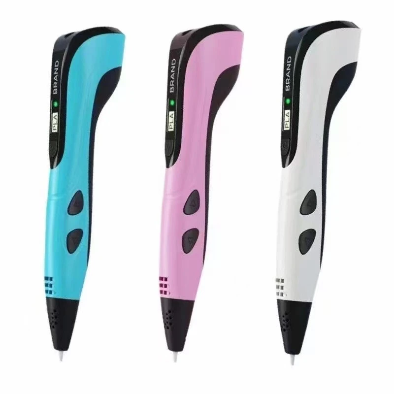 OEM 3D Pen LED Screen DIY PLA Filament Creative Toy Gift 3D Printing Pen For Kids Drawing 3D Printer Pen