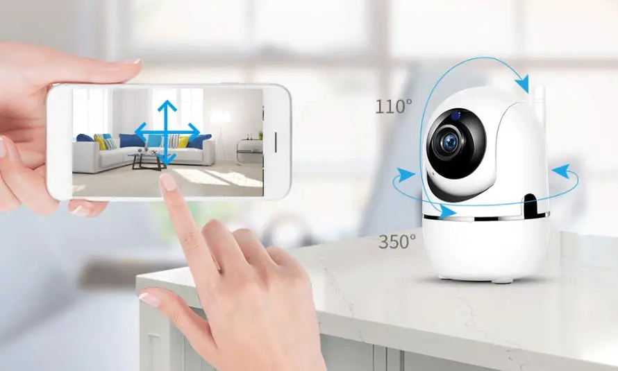  Умный экшн-камера с Wi-Fi камера HD 720P облачная Беспроводная ip-камера автоматического отслеживания человека домашнего