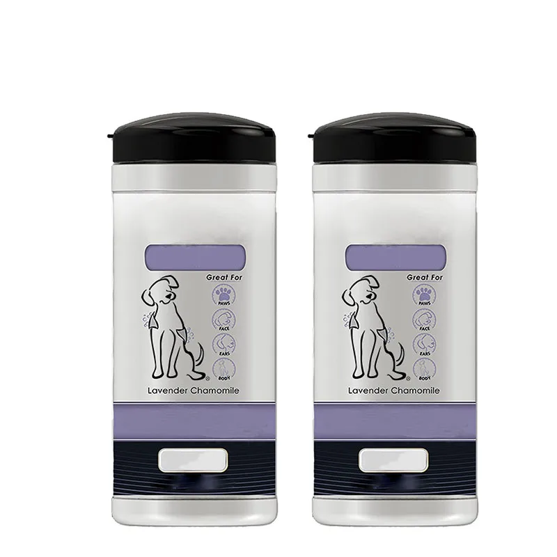 Custom Pet Compostable Portable Bulk Canned Cleaning Wipes Dog Wipes Organic