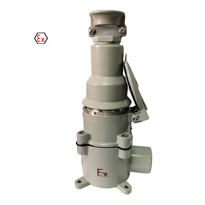 2020 IP 65 for gas oil  chemical environment 32A 4pin aluminum explosion proof Plug & Socket