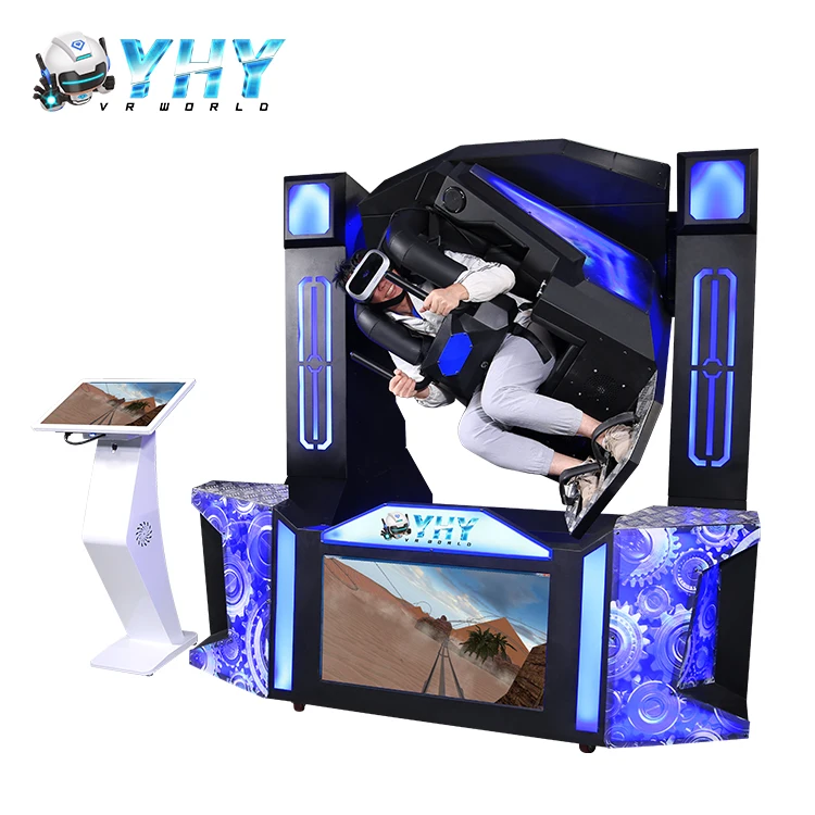 Лидер продаж 2023 игровые автоматы виртуальной реальности vr с вращением на 720 градусов одним сиденьем американские подставки