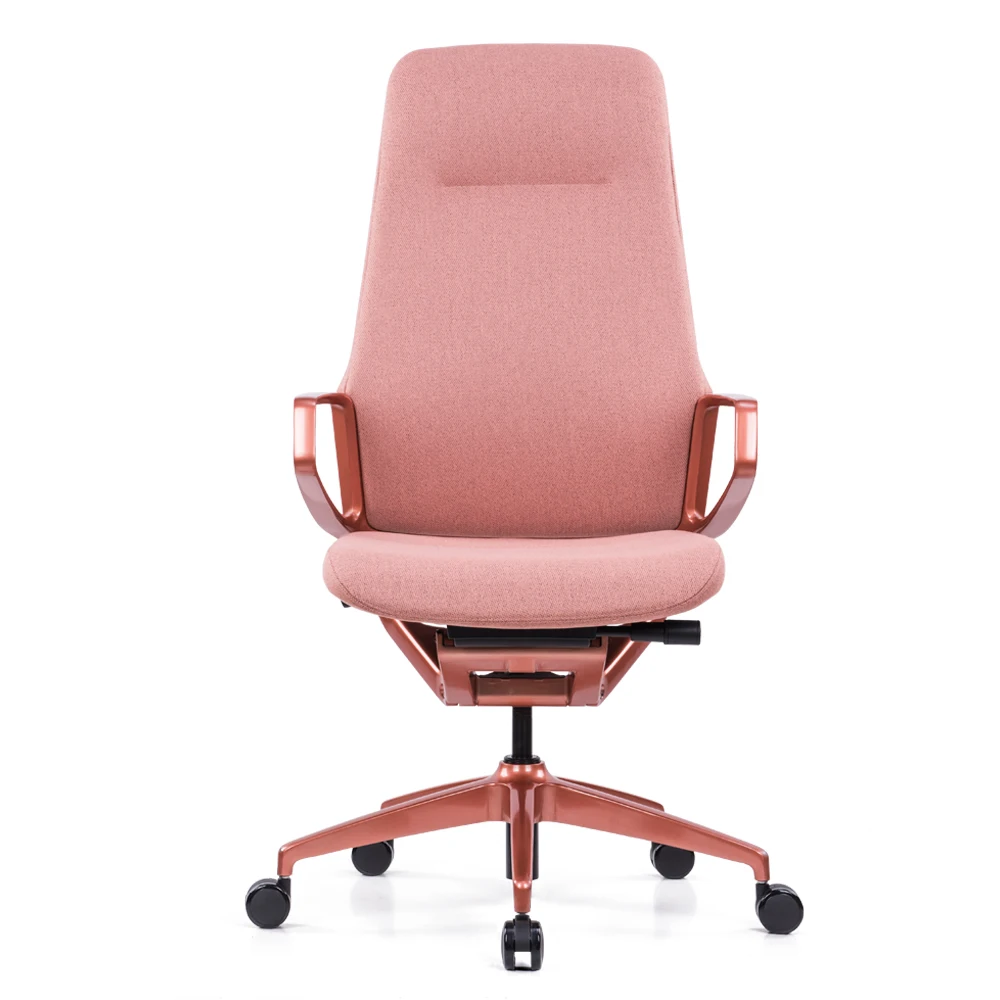 
Hot-Sell High Back Suspended Aluminum Fixed Armrest Ergonomic With Fabric Back and Seat Upholster Office Chair 