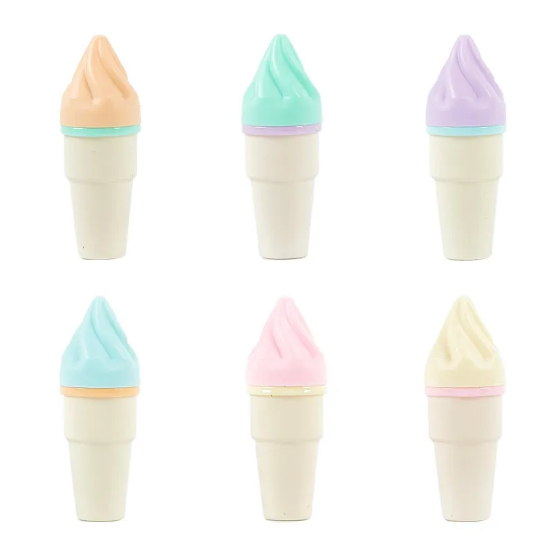 New Design Unique Ice Cream Highlighter Cute Cartoon Candy Mini Marker Student Stationery