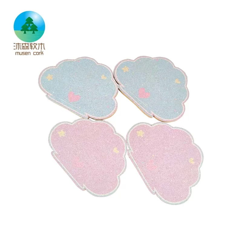 Unique design custom shape decorative cork board Cork Board Sheets