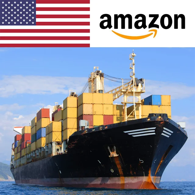 cheapest China shipping agent to USA Amazon FBA by DDP shipping service by sea by Dezhan
