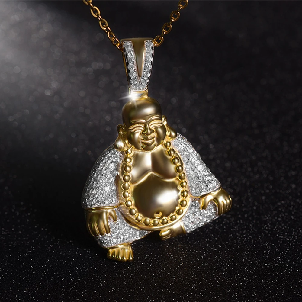 bocai buddha sterling silver 925 pendant budda necklace buddha pendant