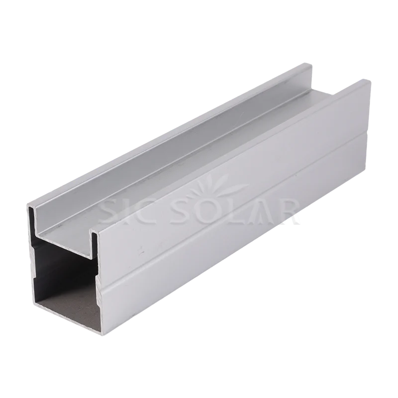 PV Solar Racking Rail Bracket Solar Panel Aluminum Rail Connector Ground Rail Splice