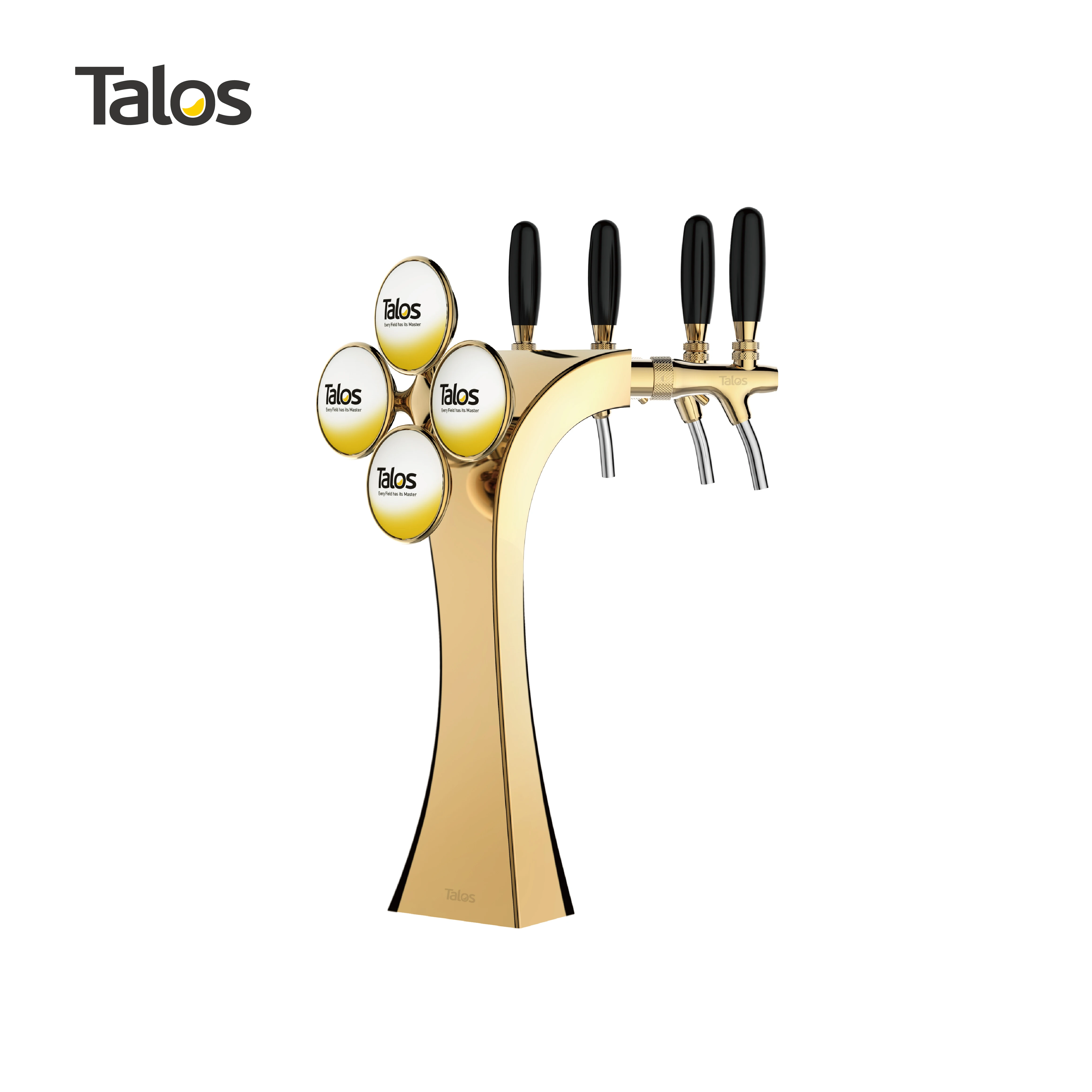 TALOS Brage Tap Tower PVD 4-way Dispensing Tower Draft Beer Tower