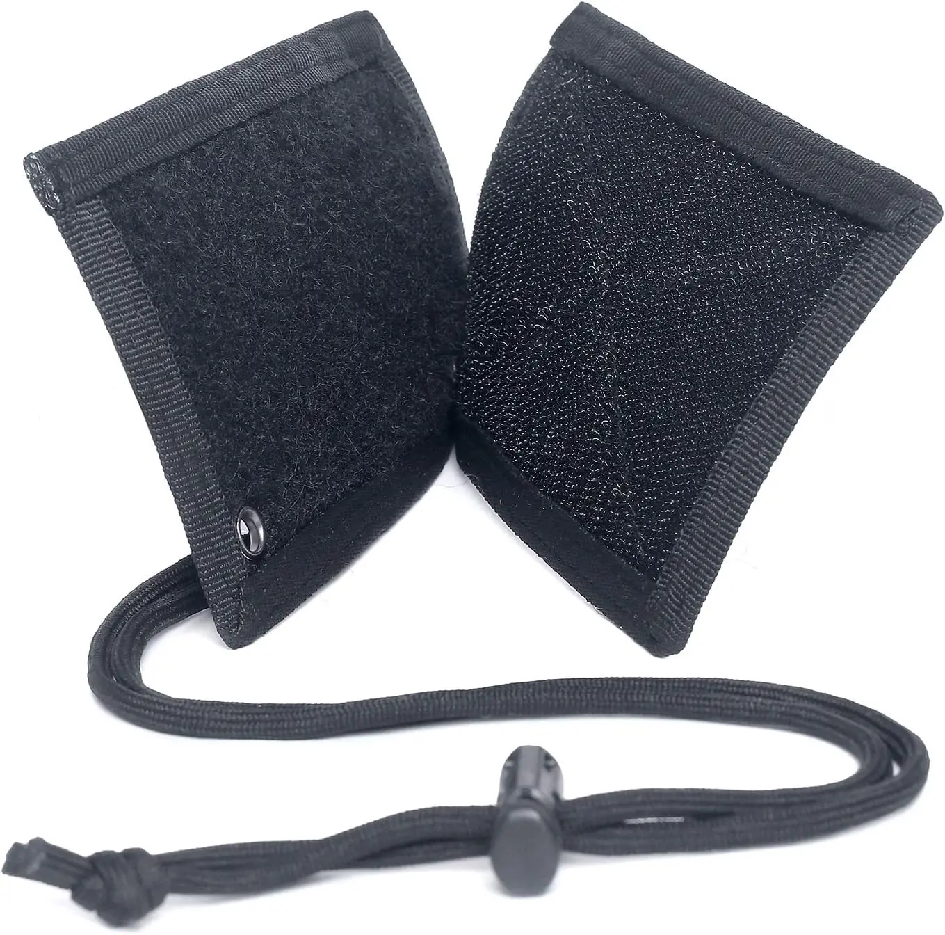 Adjustable ID Organizer Wallet Hook and Loop Badge Holder Tactical ID Card Case