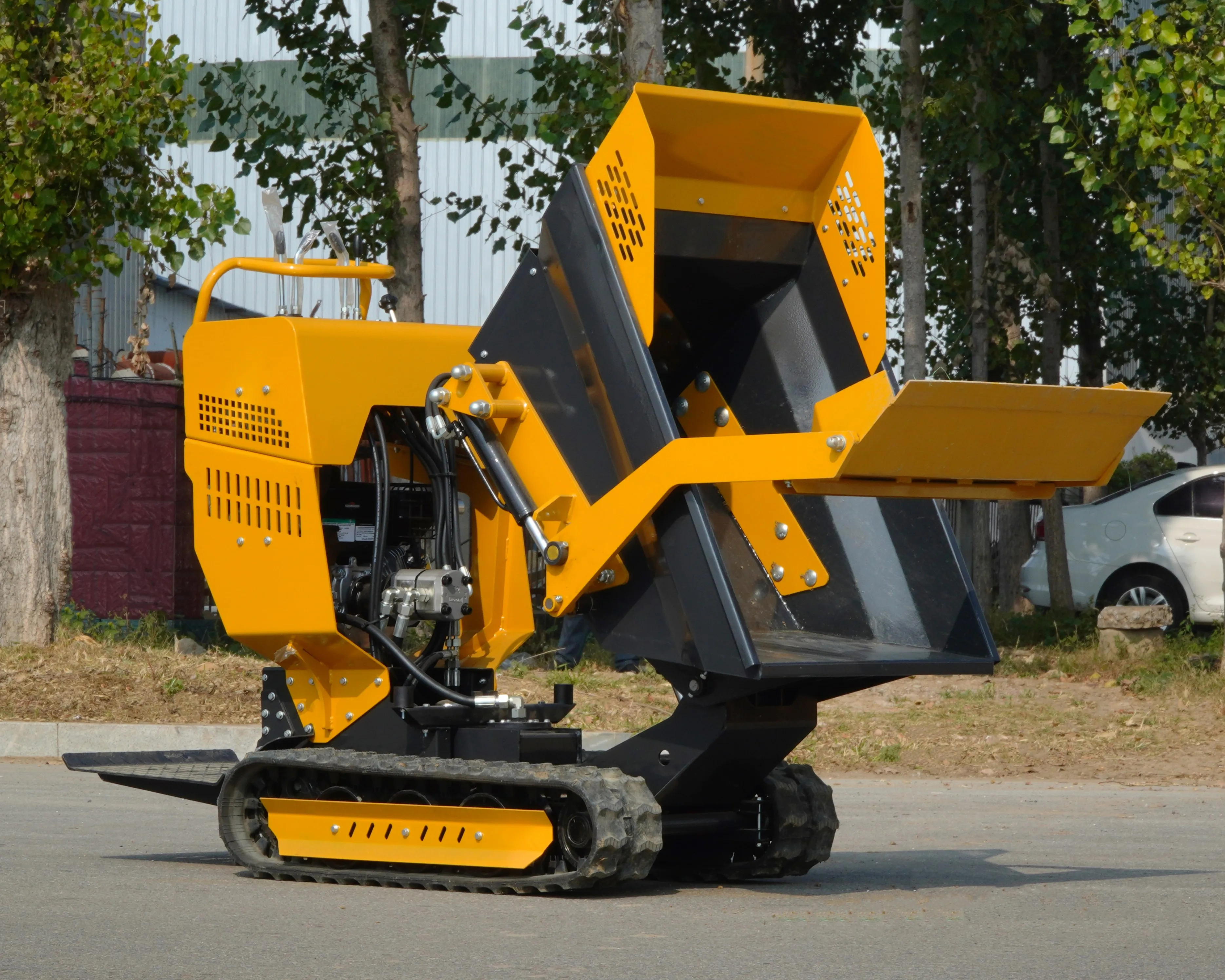 Hot sale made in china mini dump truck mini crawler hydraulic dump truck all terrain mini dump truck