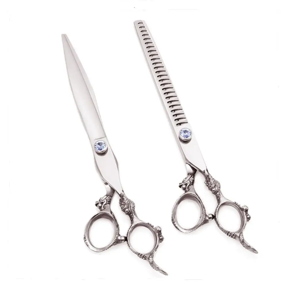 
 2020 горячая Распродажа ручка дракона ножницы для волос на заказ Доступные Парикмахерские ножницы для филировки волос ножницы в нескольких форме зубов  