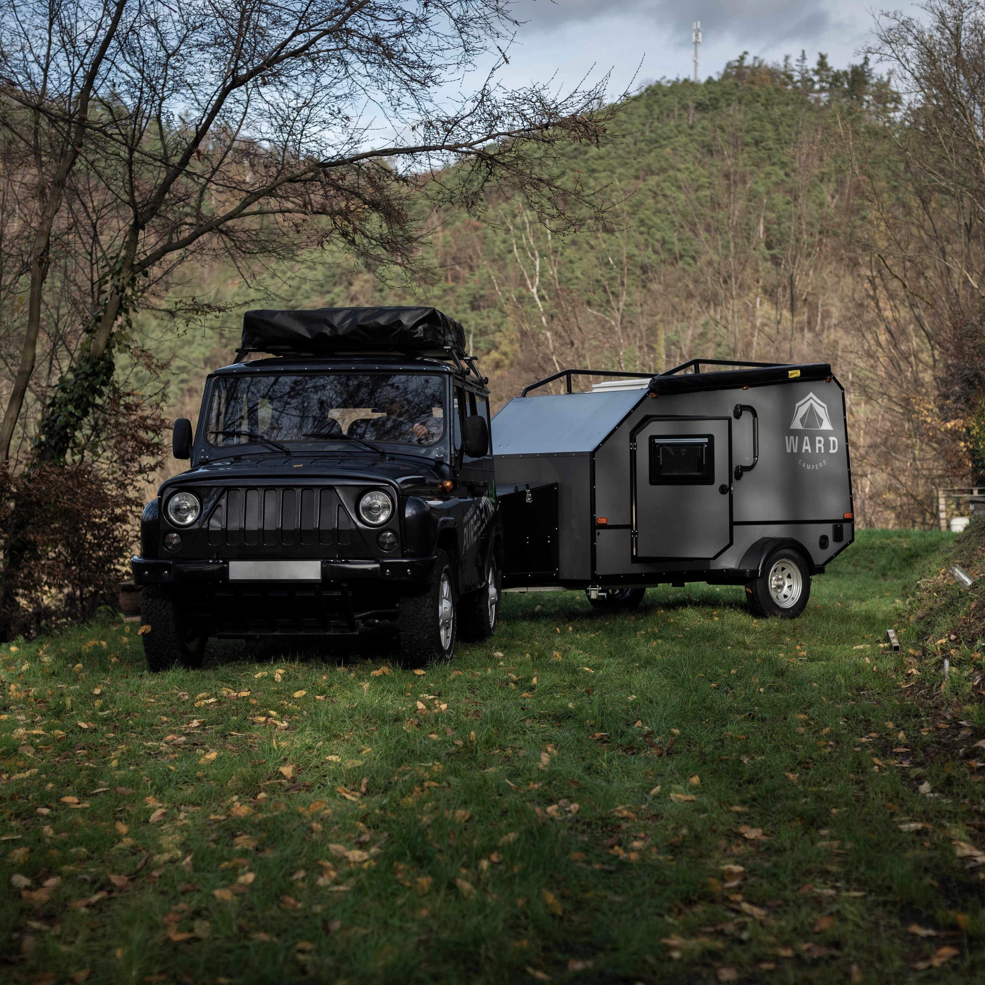 Off Road  Family Camping Camper Teardrop Trailer Off-road Caravan Trailer Camping For Sale