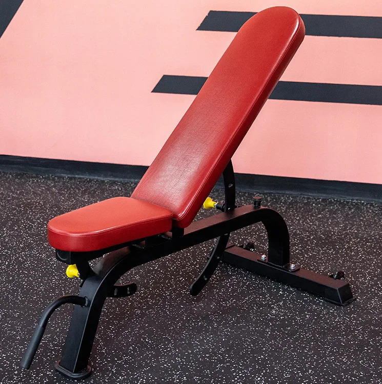 2021 New Wholesale Multifunctional Gym Barbell Bench Adjustable Weight Lifting Workout Home Foldable Bench Home Gym Equipment