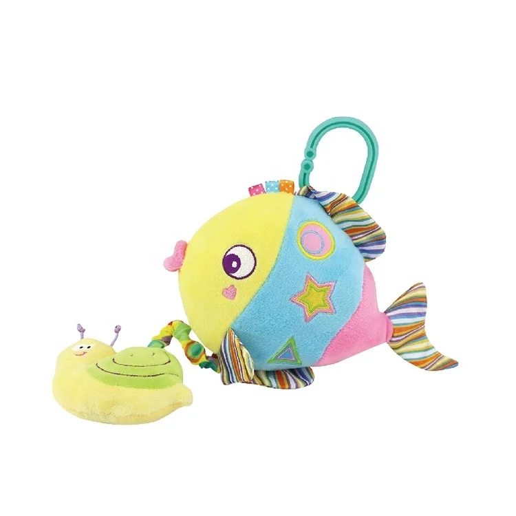 Высокое качество на заказ плюшевая милая детская погремушка игрушка подвесная Детская кроватка