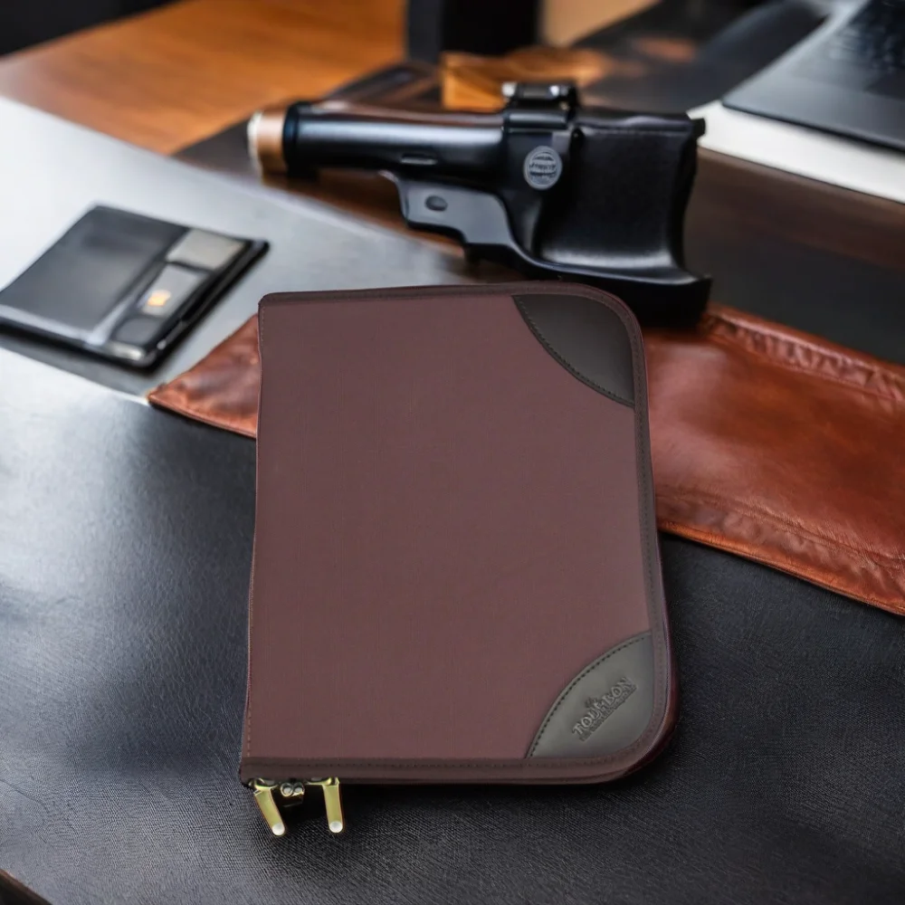 TOURBON Custom Canvas Leather Gun Concealment Organizer Planner Holster in Holster Category