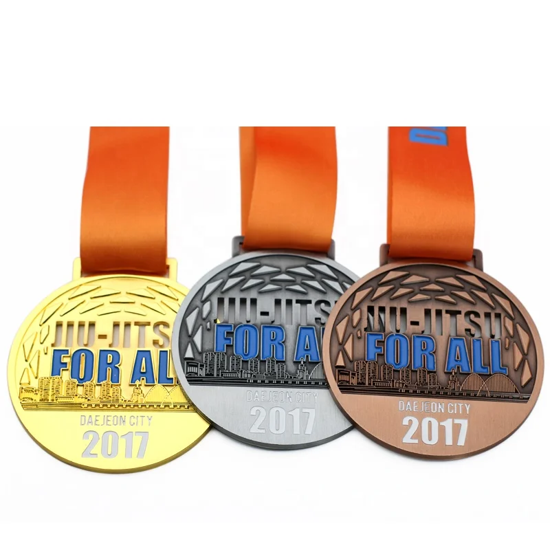 Factory price custom Judo metal Jiu-jitsu BJJ medal