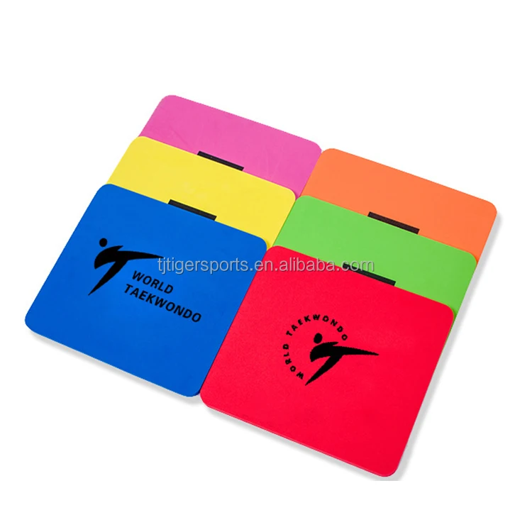 New arrival hotsale custom logo Martial arts reusable TKD EVA material taekwondo karate judo kung fu breaking board