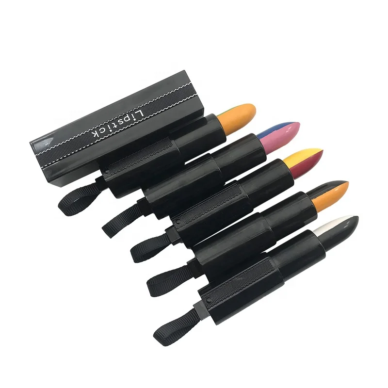 Custom two-color lipstick waterproof lipsticks with private label