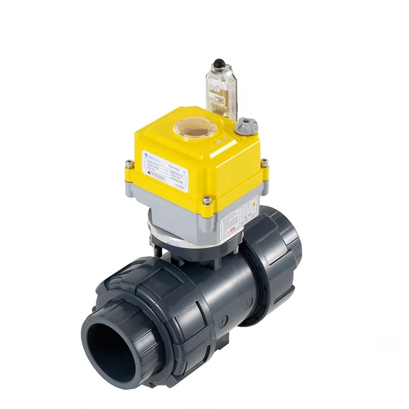 Smart electric valve Tuya APPwifi water valve power off automatic return setting. Smart timing PVC electric water valve