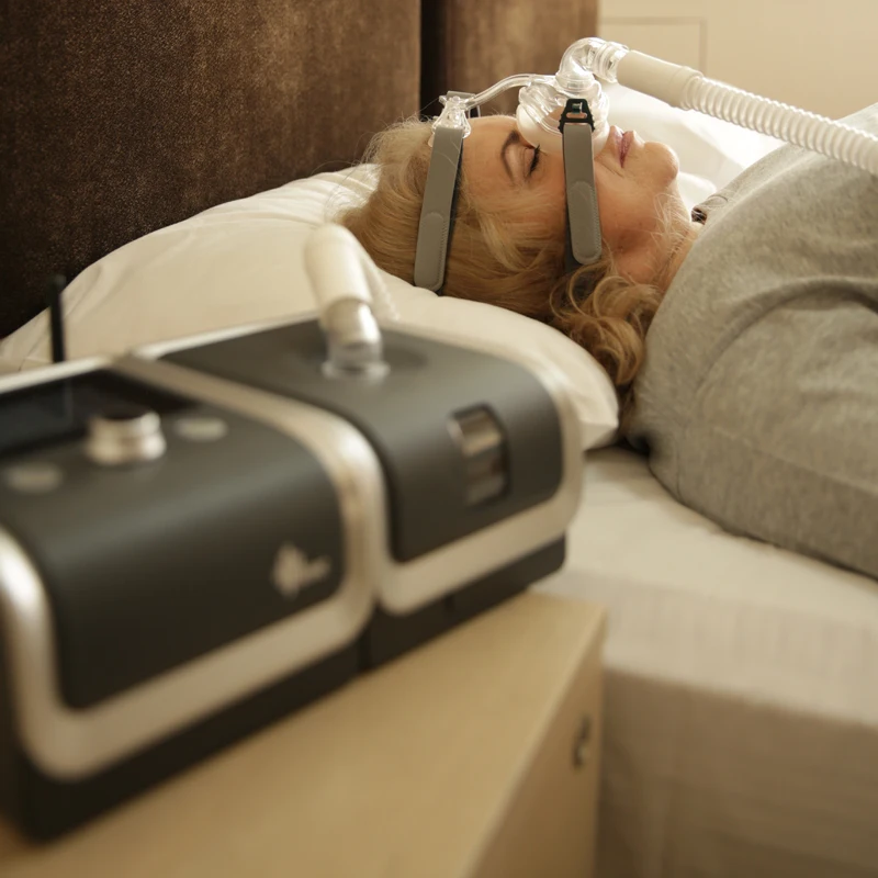 
BMC Bilevel CPAP GII BPAP Y-30T Therapy Apnea COPD Breath Support with Hose Humidifier One-key Operation Sleep Data Analyse 