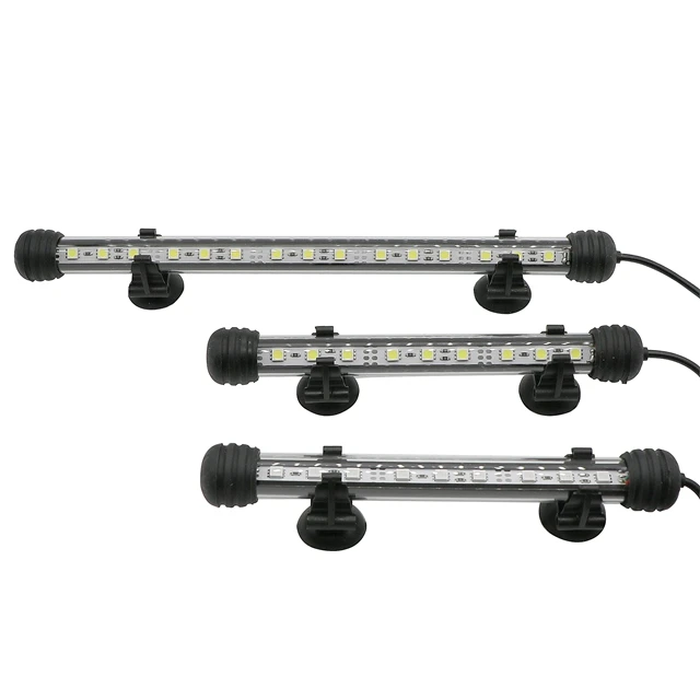 19-122CM 5050 RGB LED Aquarium Light Fish Tank Submersible Light Aquatic Air Bubble Oxygenation Lamp