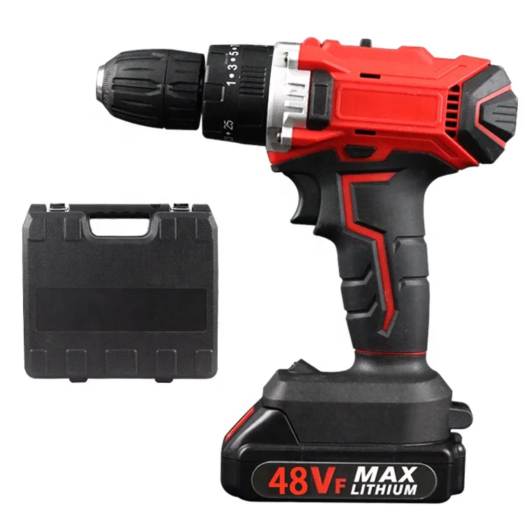 21V Brush All Copper Motor Electric Screwdriver With Impact Lithium Battery Screwdriver DIY Household Cordless power Screwdriver