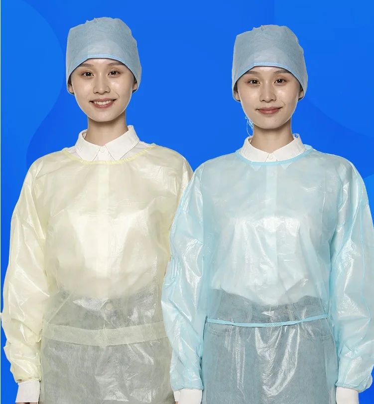 Другие медицинские расходные материалы, Жидкостная полиэтиленовая пленка СИЗ, изоляционный халат для врача