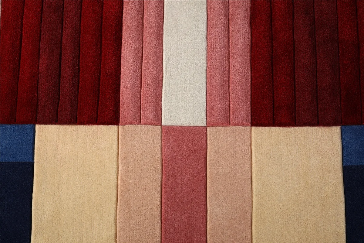 Novelty Tapis Masion Nordic Geometric Rug Custom Shape Handtufted Home Carpet