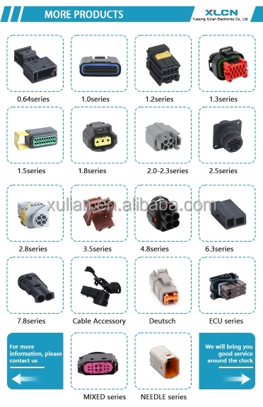 Manufacturers Teana Series 28 Pin Male Head Automotive Connectors Wire Connectors Car Audio Connector 1565380-1