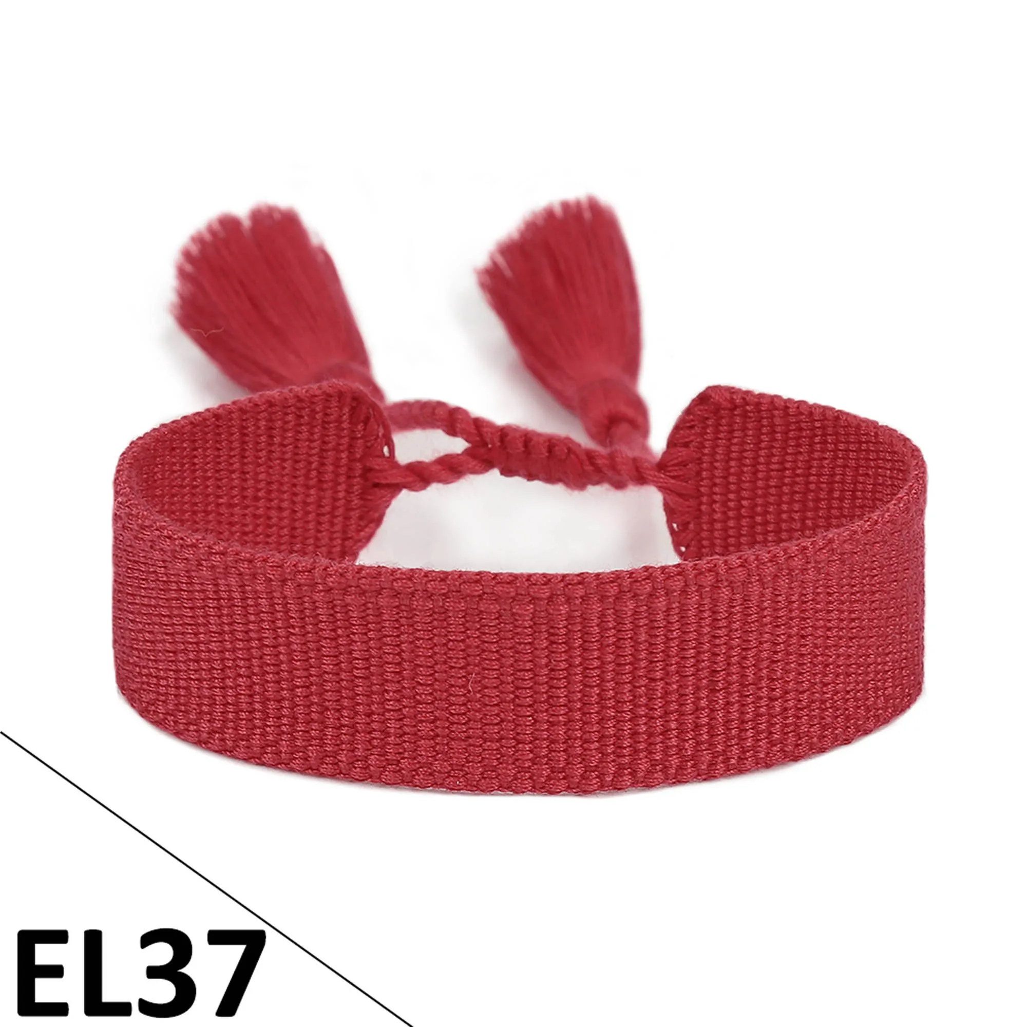 Pink Peacock Green Handmade Tassel Bracelet Friendship Braided Rope Adjustable Wristband for Women Gifts Boutique