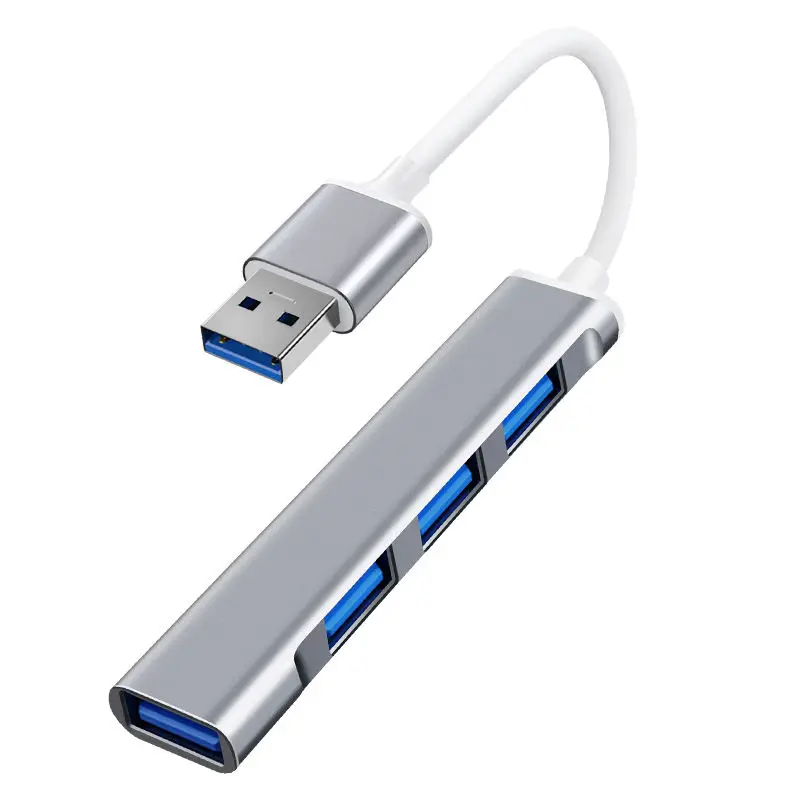 4 Port 3.0 USB Hubs 5Gbps High Speed 4 in 1 USB3.0 Hub for Laptop PC Macbook Computer Docking Station