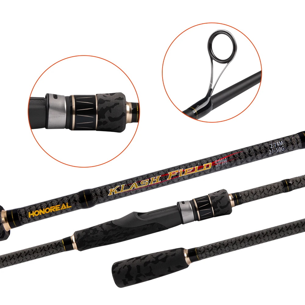 HONOREAL KLASH SPIN TWO Sec 2.7m heavy action fishing rods spinning