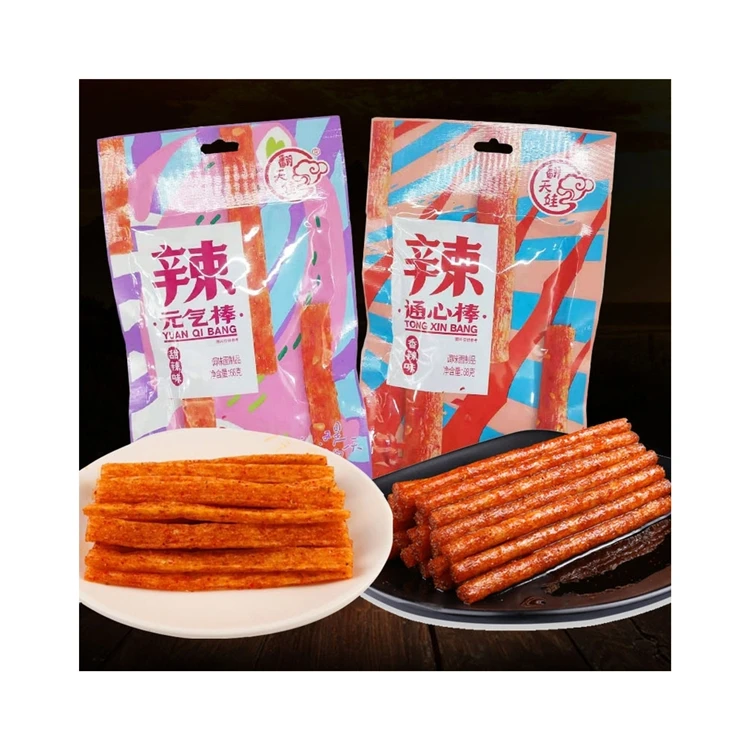 Wholesale High Quality Healthy and Delicious Latiao Macaroni Stick with Spicy Flavor 68g