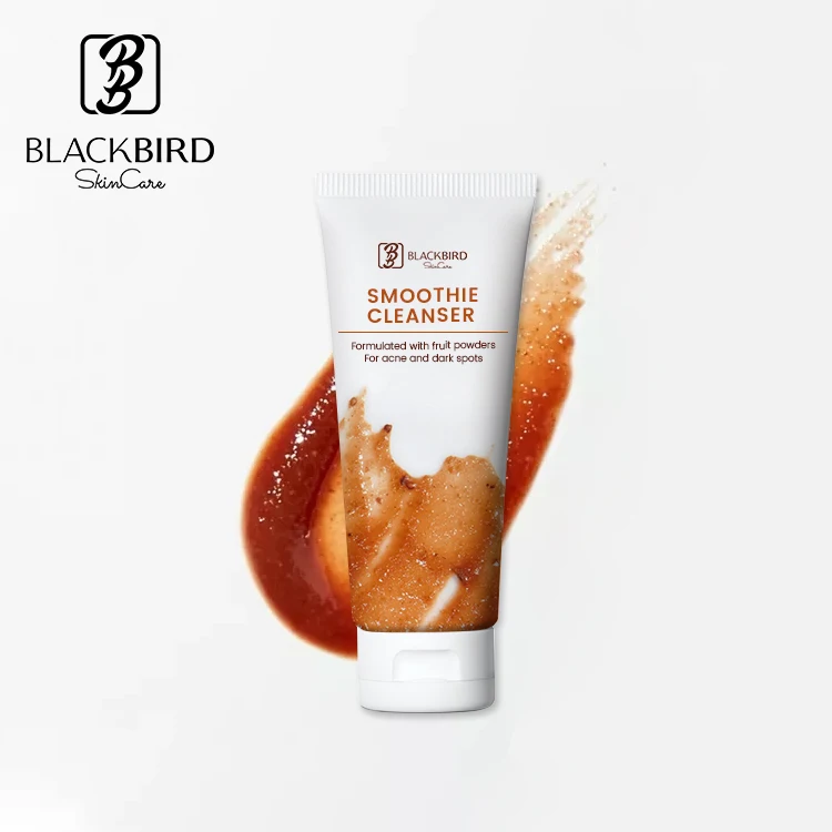 Private Label Deep Cleansing Exfoliating Natural Smoothie Face Cleanser Wholesale Lightening Peeling Gel Facial Cleanser
