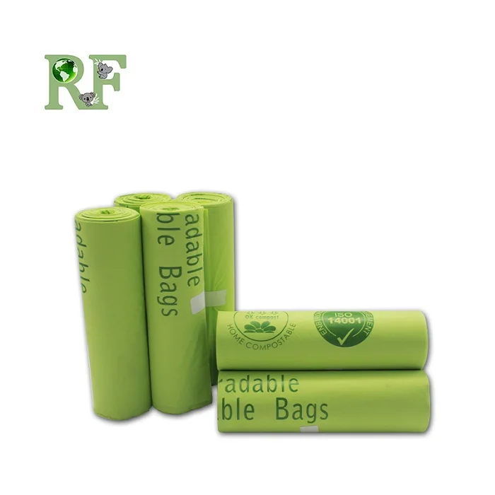 Black custom color compostable waste bag disposable garbage bag