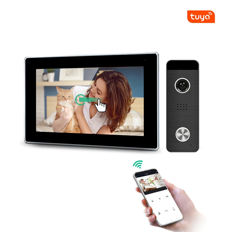factory Tuya smart home data entry ip wifi intercom ring camera with remote app control