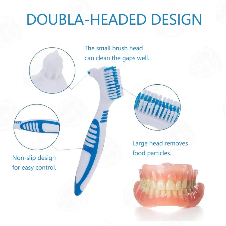 denture oral hygiene toothbrush denture brush denture cleaning