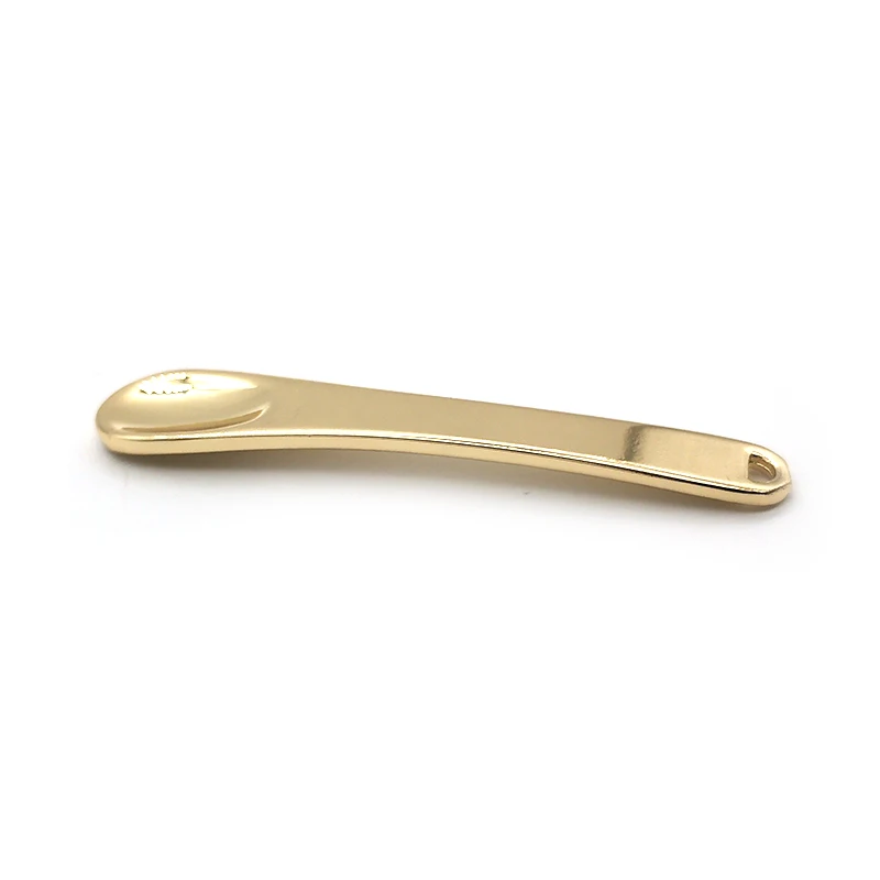 6cm Golden/silver Cosmetic Spatulas Facial Mask Spoon Eye Face Cream Mixing Spatula Scoop Stick
