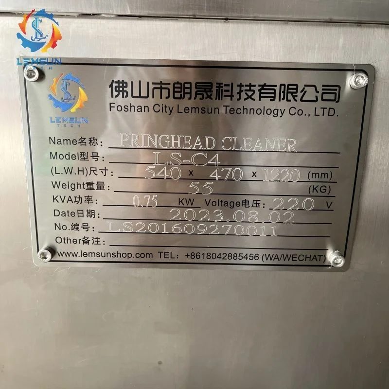 PrintHead Cleaning Machine for Inkjet Printer Machine Print Head Xaar/dimatix/sei Ko