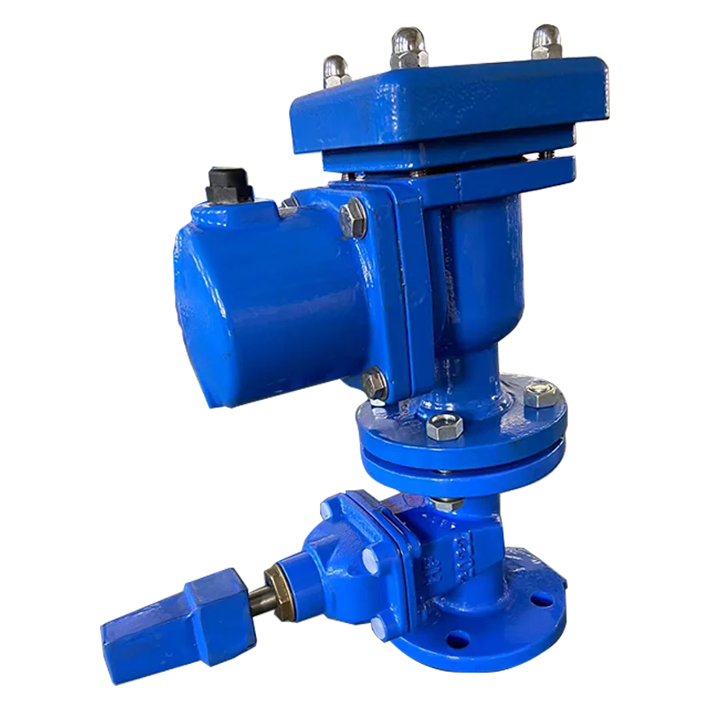 ductile iron single orifice air automatic flange release valve for water supply