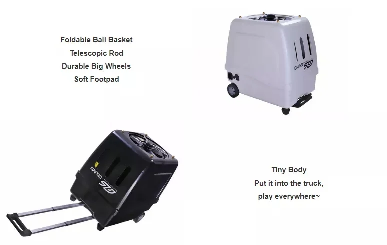 Multi-function E-500 Spin Player Sports Lob Ball Automatic Tennis Ball Machine