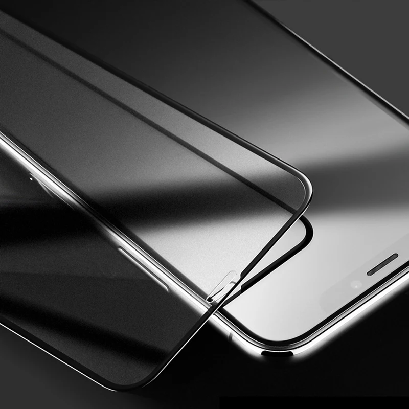 full cover anti-glare matte gaming screen protector for iphone 8 plus xs 11 pro 12 mini 13 pro max tempered glass