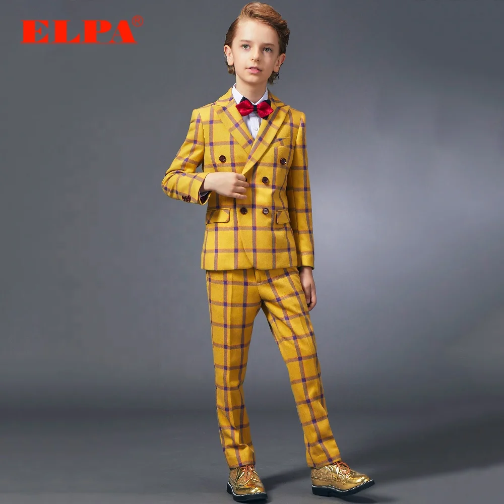 
ELPA new fancy designer slim fit 3 piece sets occasion wear formal suits for boys 