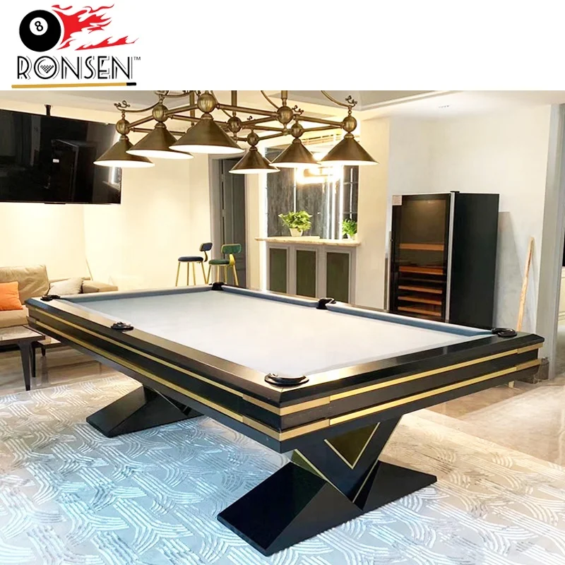 China RONSEN 2022 Hot Sale 9ft 8ft 7ft Custom Colors Billiards Pool Table