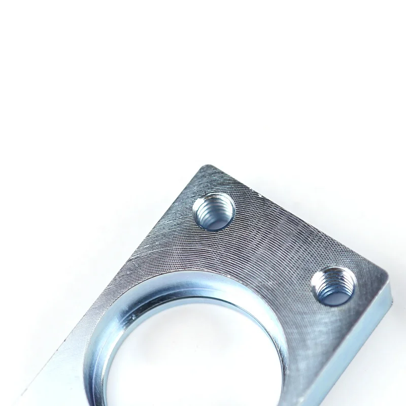 OEM Customized 304 316 stainless steel mount block for Hydraulic shock absorber CNC Manufacturing Square flange nut