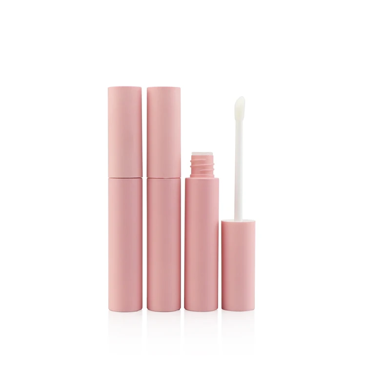 Lip Gloss Brush Wand Tubes Empty Lip Gloss Containers with Wand  for DIY Lip Gloss Balm (Black and Pink)