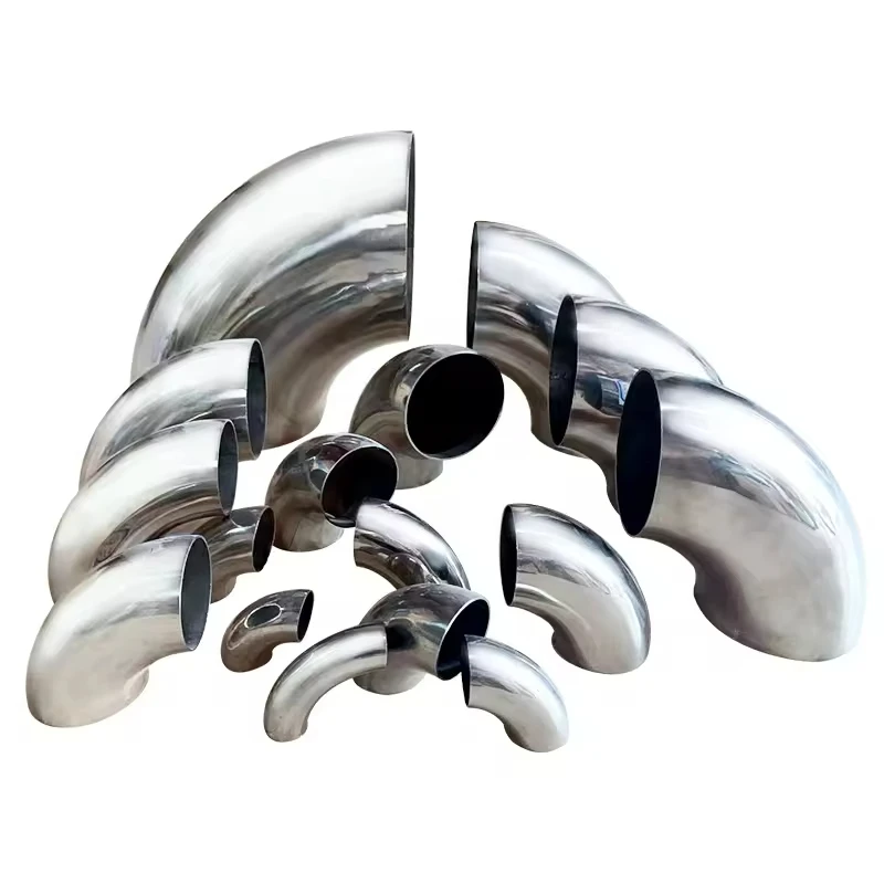 Sanitary stainless steel 90 degree short radius fittings for pipe connections Fittings