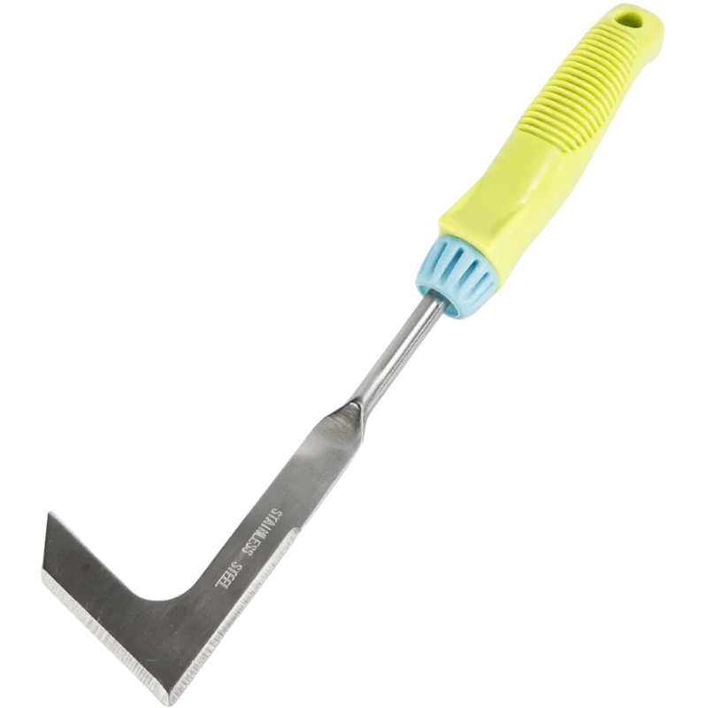 Crack Weeder Crevice Weeding Tool Stainless Steel L-Shape Patio Knife Manual Weeder Lawn Yard Gardening Tool hand weeder
